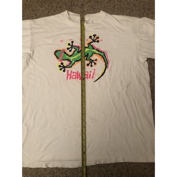 Vintage Hawaii Salamander Vacation T Shirt Unisex XL Single Stitch Caribbean Dre - Picture 7 of 8